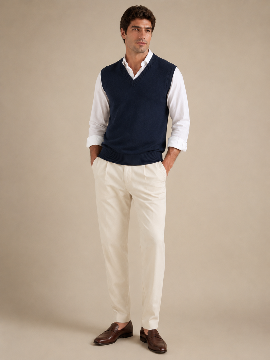 Colete Tricot Marinho