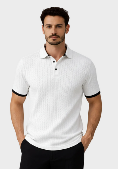Camisa Polo Knit Texture