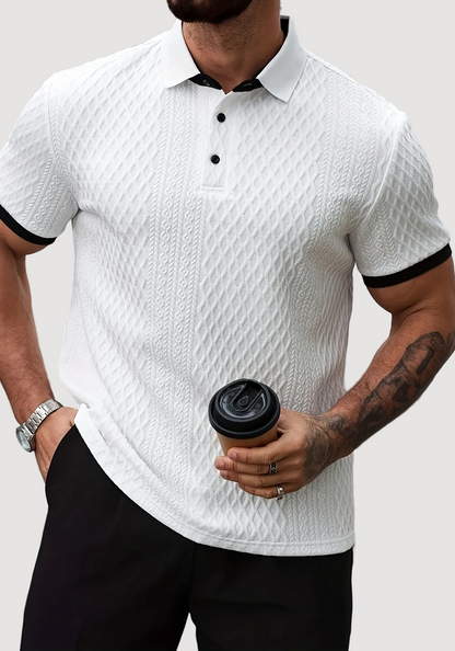 Camisa Polo Knit Texture