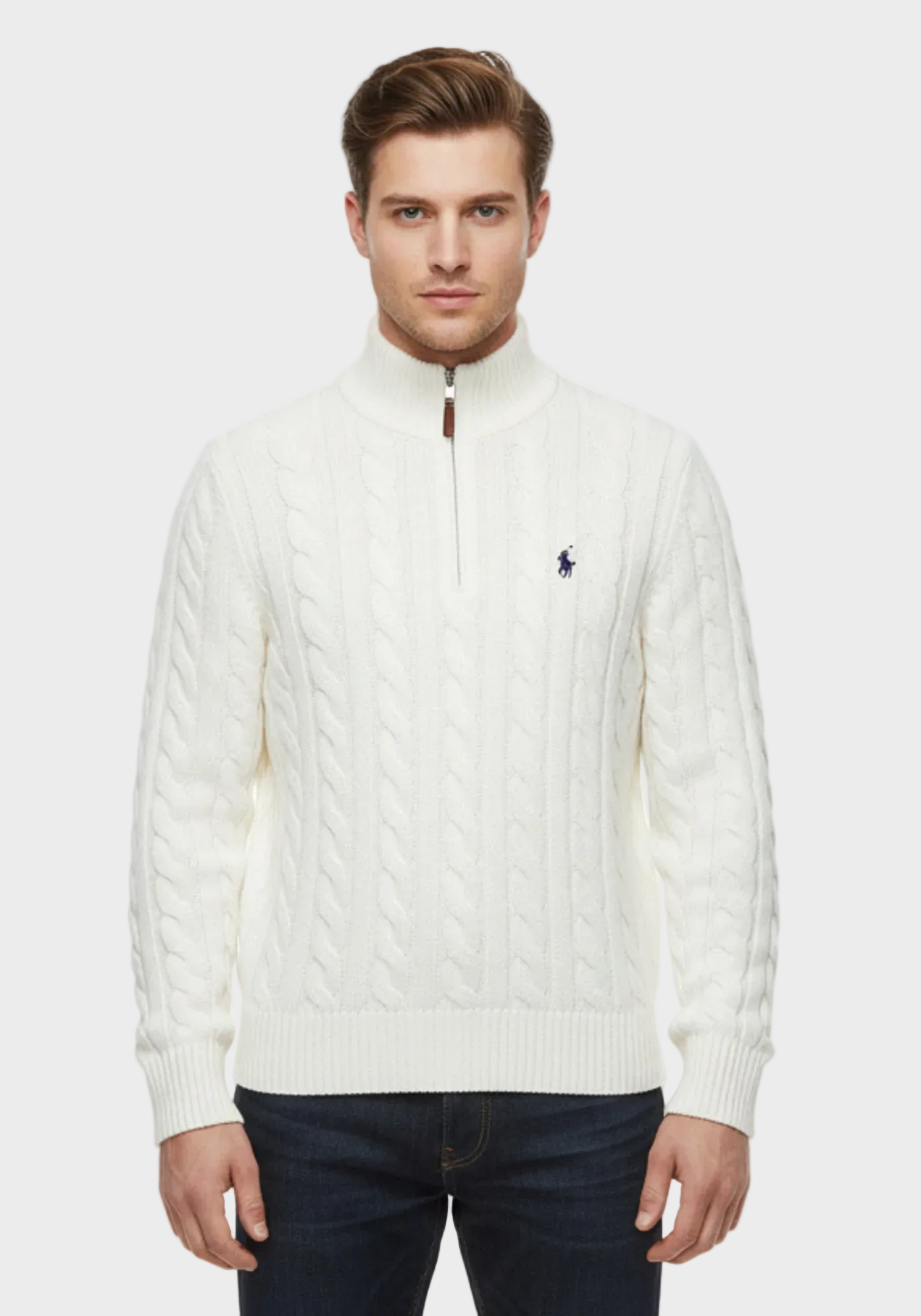 Suéter Polo Casual Esportivo