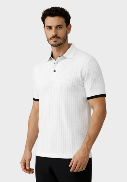 Camisa Polo Knit Texture