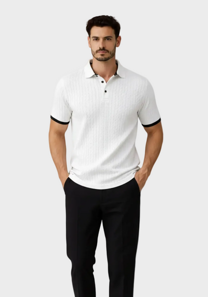 Camisa Polo Knit Texture