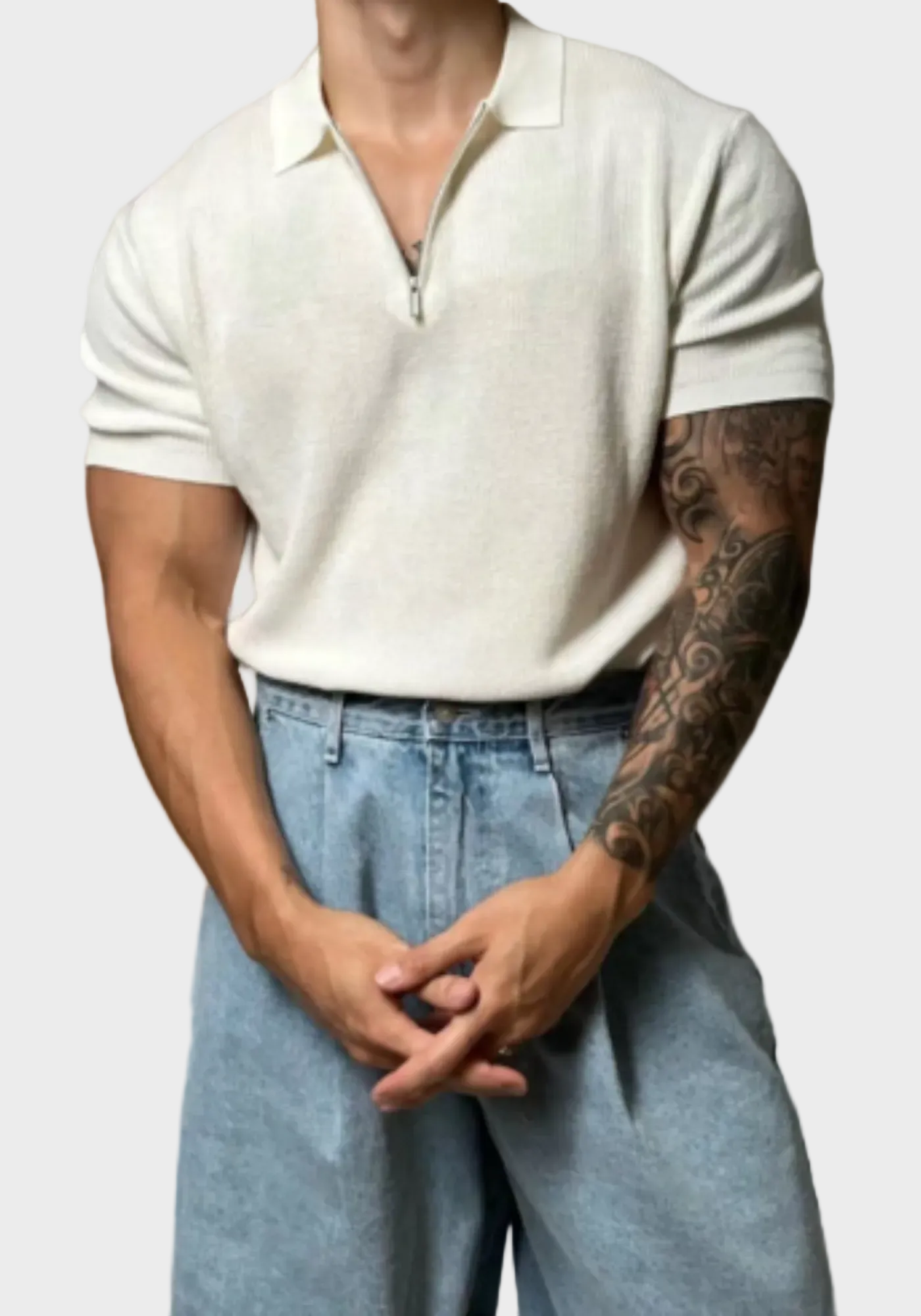 Camisa Polo Knit Half