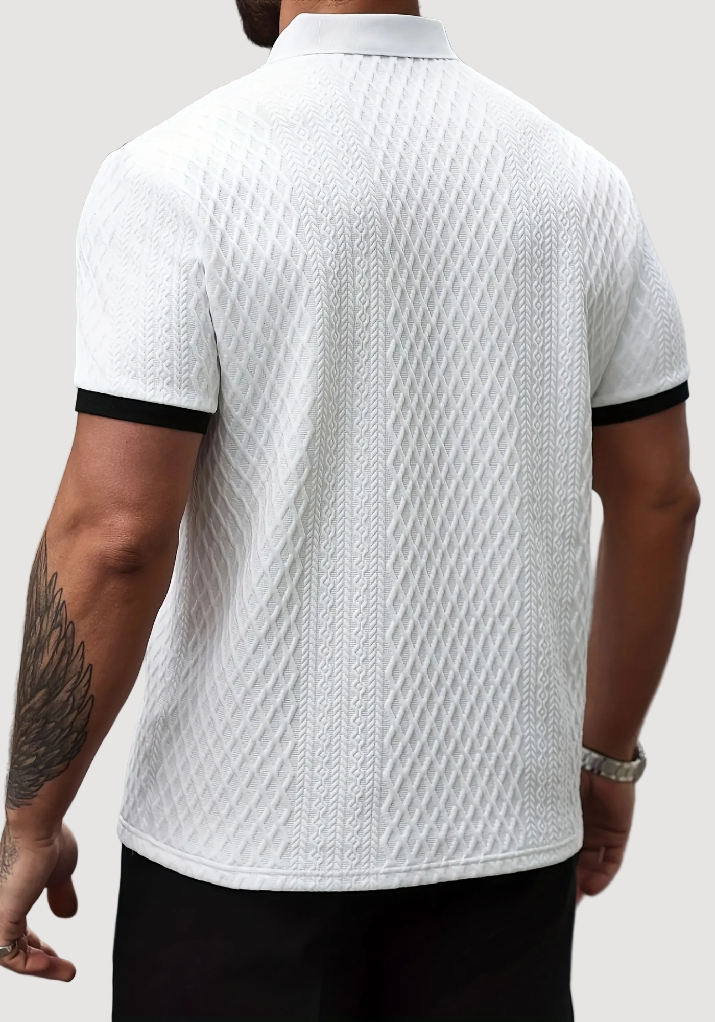 Camisa Polo Knit Texture