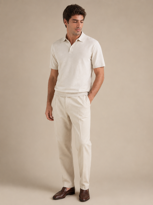 Polo Tricot Off-White